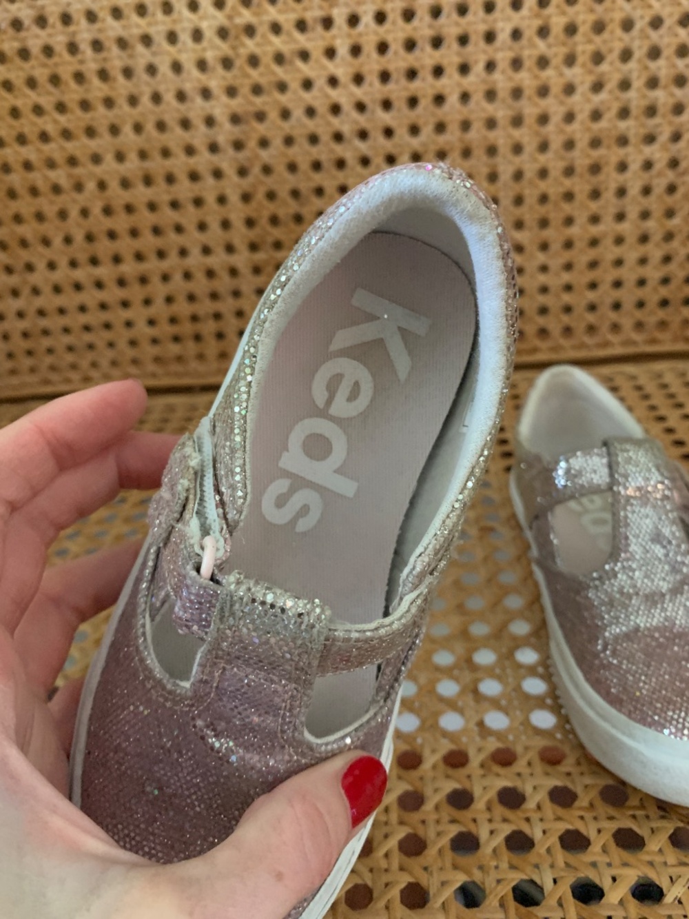 Keds Daphne Pink Glitter Toddler Girls Little Kids Mary Janes Sneakers 10 - Picture 5 of 7